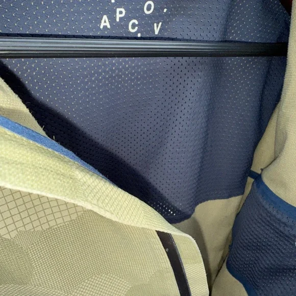 APC X Outdoor Voices Large Camo Anorak Pullover Olive Green - Picture 5 of 6